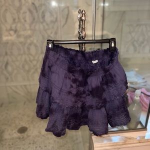 Blue tie dye Aerie skirt size large